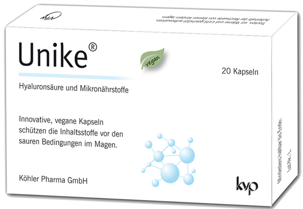 20 Unike® Anti Aging Kapseln in der Originalverpackung
