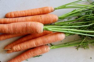 Karotten sorgen mit dem enthalten Carotin für Anti Aging Effekte